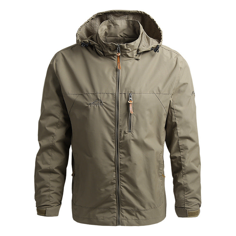 Lightweight Hooded Windbreaker | Polyester | Functional and Stylish