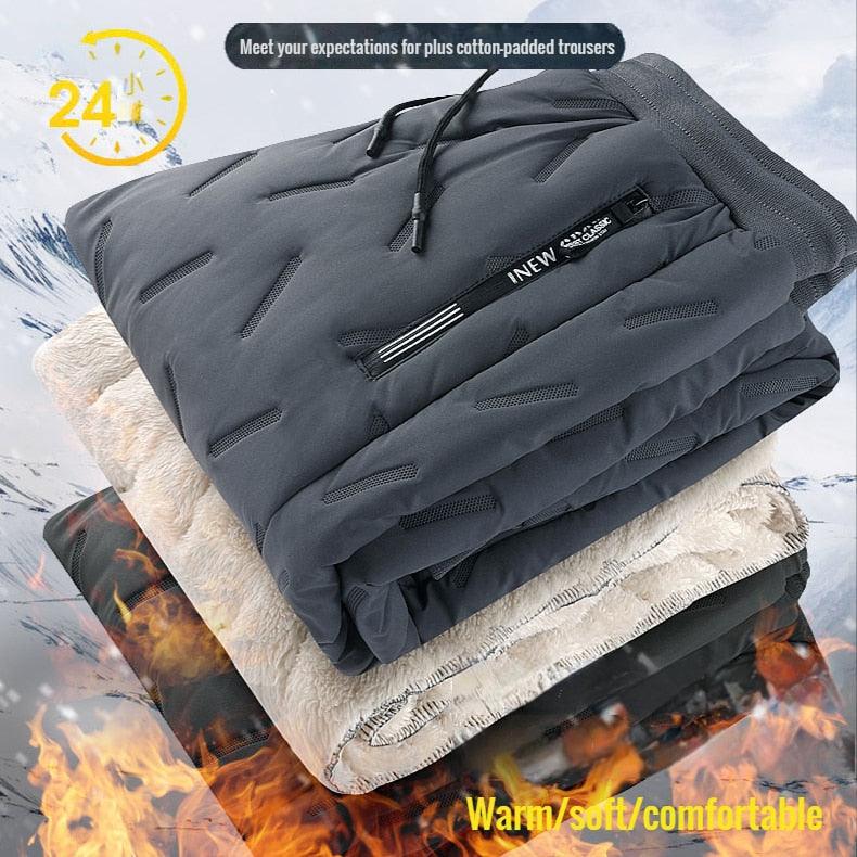 Men’s Fleece-Lined Thermal Trousers | Windproof & Warm | Winter Essentials