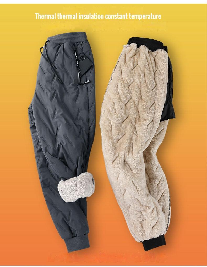 Men’s Fleece-Lined Thermal Trousers | Windproof & Warm | Winter Essentials