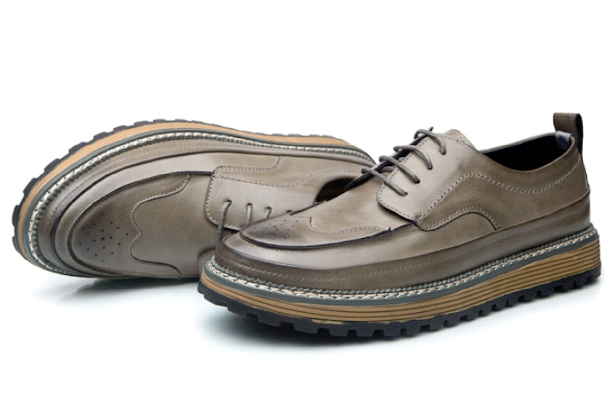 Formal Derby Shoes | Stitched Detailing, Textured Sole | Office and Smart Casual Wear