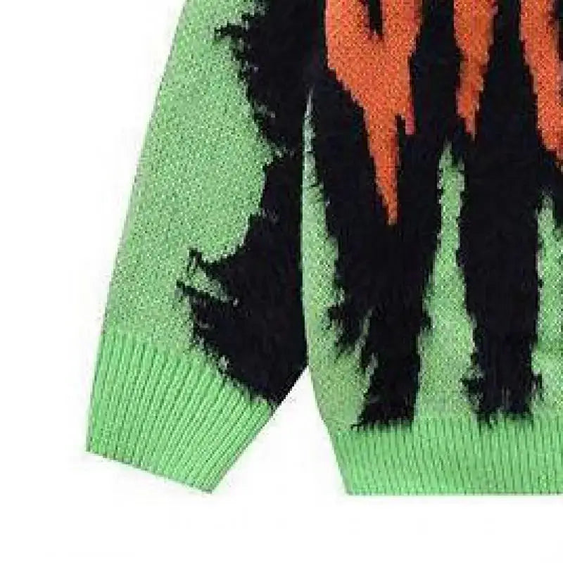 Graffiti-Inspired Knit Sweater | Bold Design | Vibrant Style